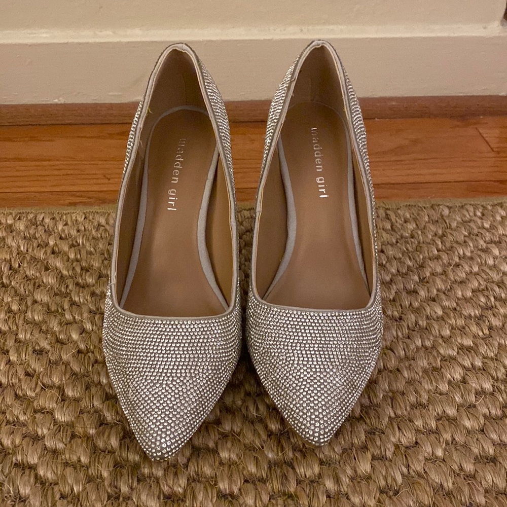 GUC Rhinestone Madden Girl Pumps Sz. 8.5